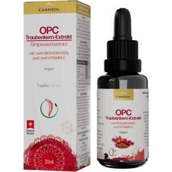 CANNSOL OPC with Resveratrol + Vitamin C Drops for intake 30 ml