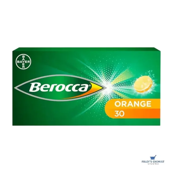 Berocca Effervescent Tablets – Orange (30)