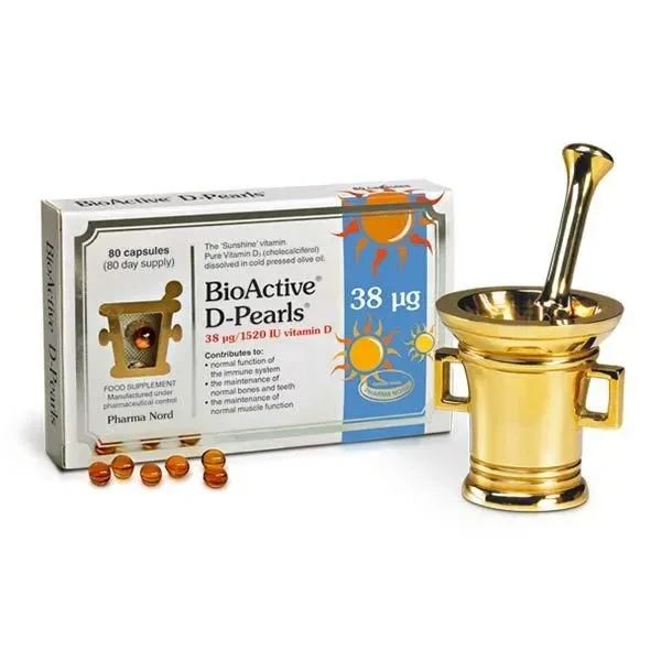 BioActive Vitamin D3 Pearls – 38mcg (80)
