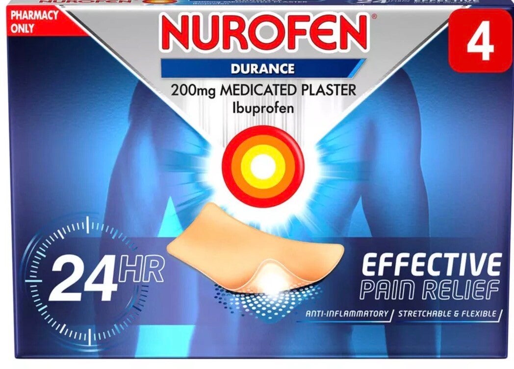 Nurofen Durance 200mg Ibuprofen Medicated Plaster 4