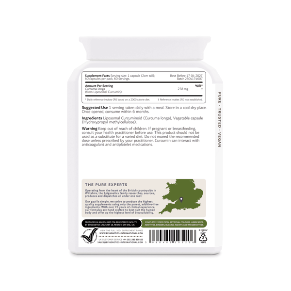 Liposomal Curcumin pack of 60 capsules