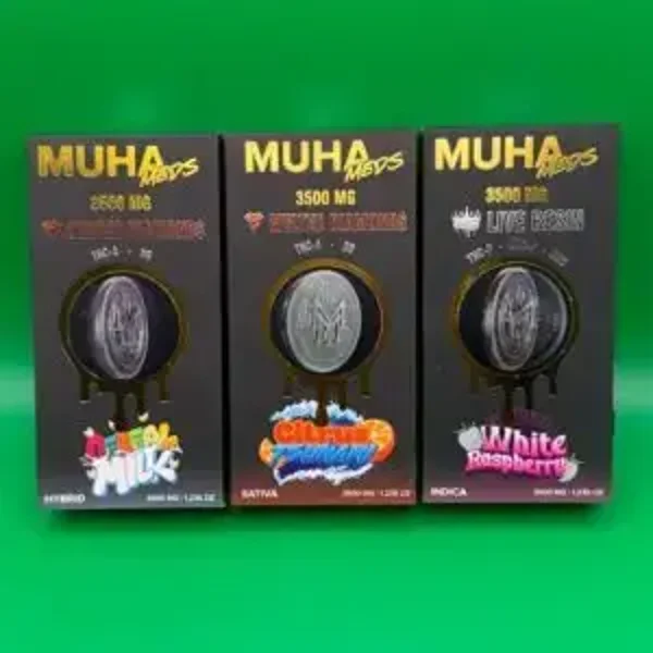 Muha Meds Live Resin X Melted Diamonds 3.5G Disposables