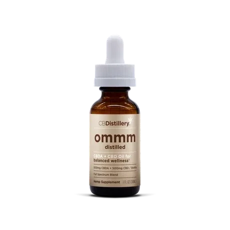 500mg CBDA + 500mg CBD Balanced Wellness Tincture