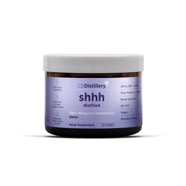 30mg CBD + Melatonin Sleep Gummies (0% THC*)