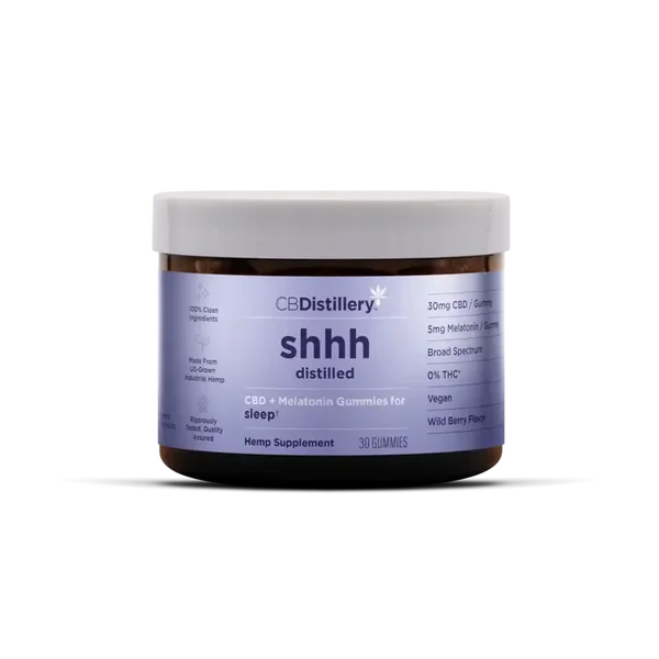 30mg CBD + Melatonin Sleep Gummies (0% THC*)