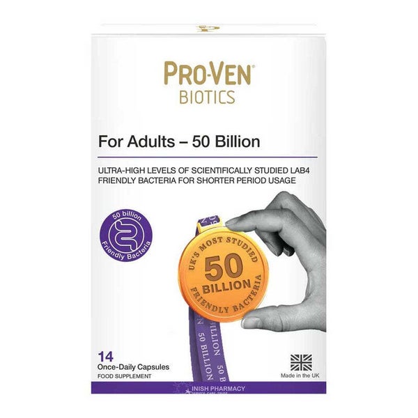 Pro-Ven Biotics Ultra High 50 Billion For Flare Ups - 14 Capsules