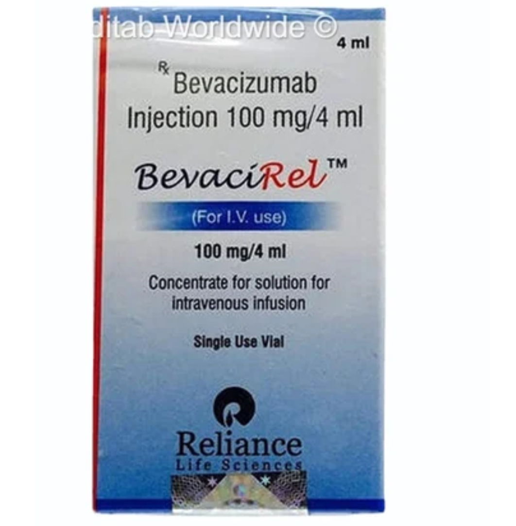 Bevacirel 100 Mg Bevacizumab Injection, For Cancer, Packaging Type: Vial