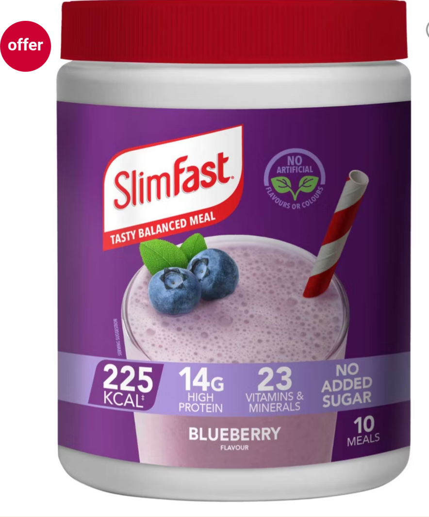 SlimFast Blueberry Shake Powder - 365g