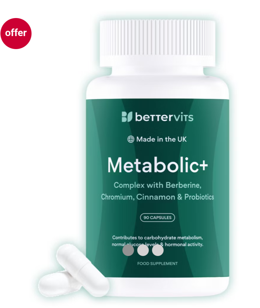 Bettervits Metabolic+, 90 Capsules
