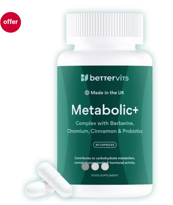 Bettervits Metabolic+, 90 Capsules
