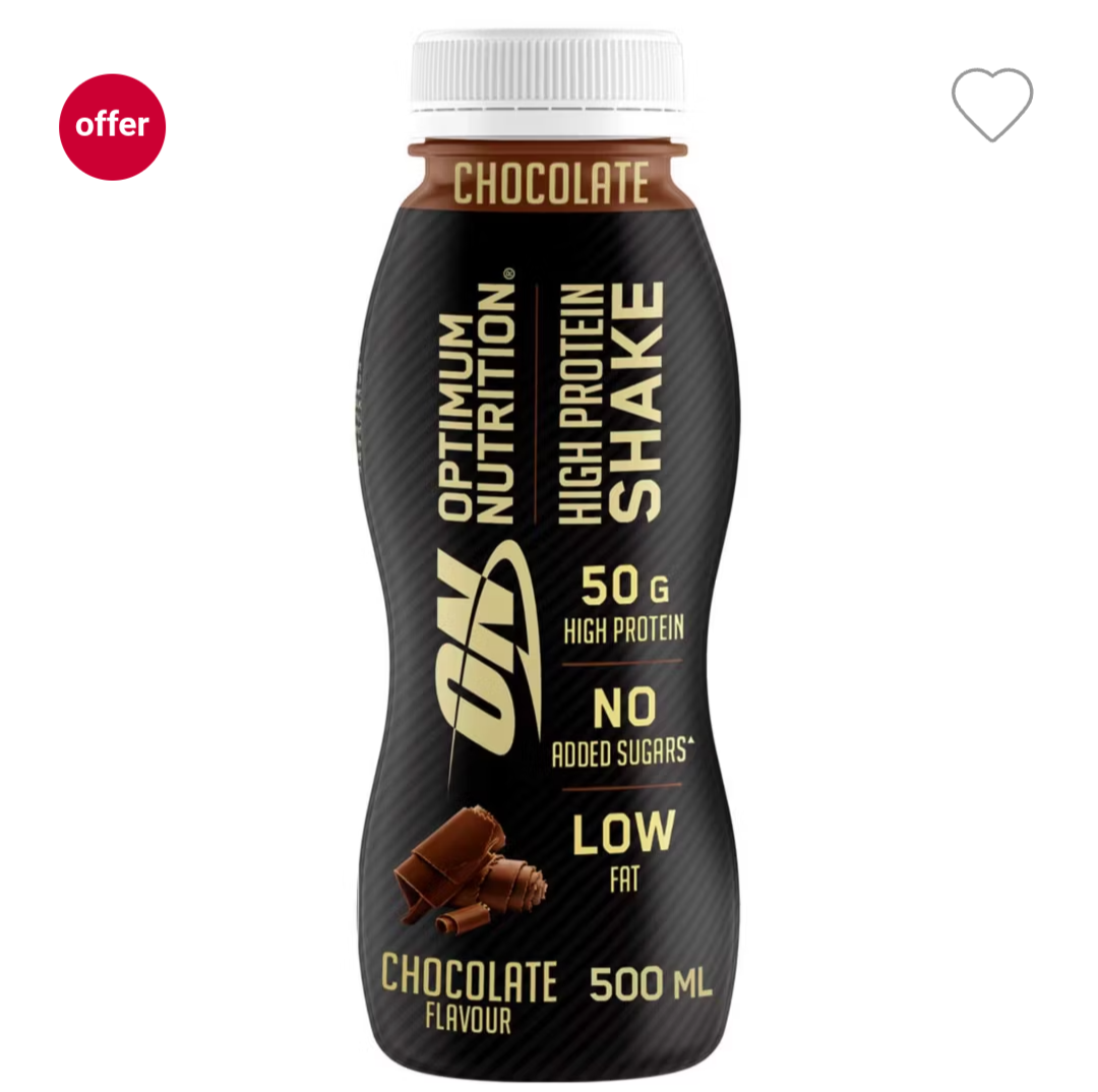 Optimum Nutrition Protein Shake Chocolate 500ml
