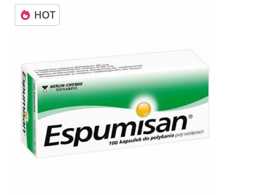 Espumisan 40 mg, 100 capsules,