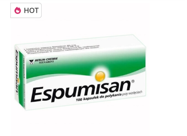 Espumisan 40 mg, 100 capsules,