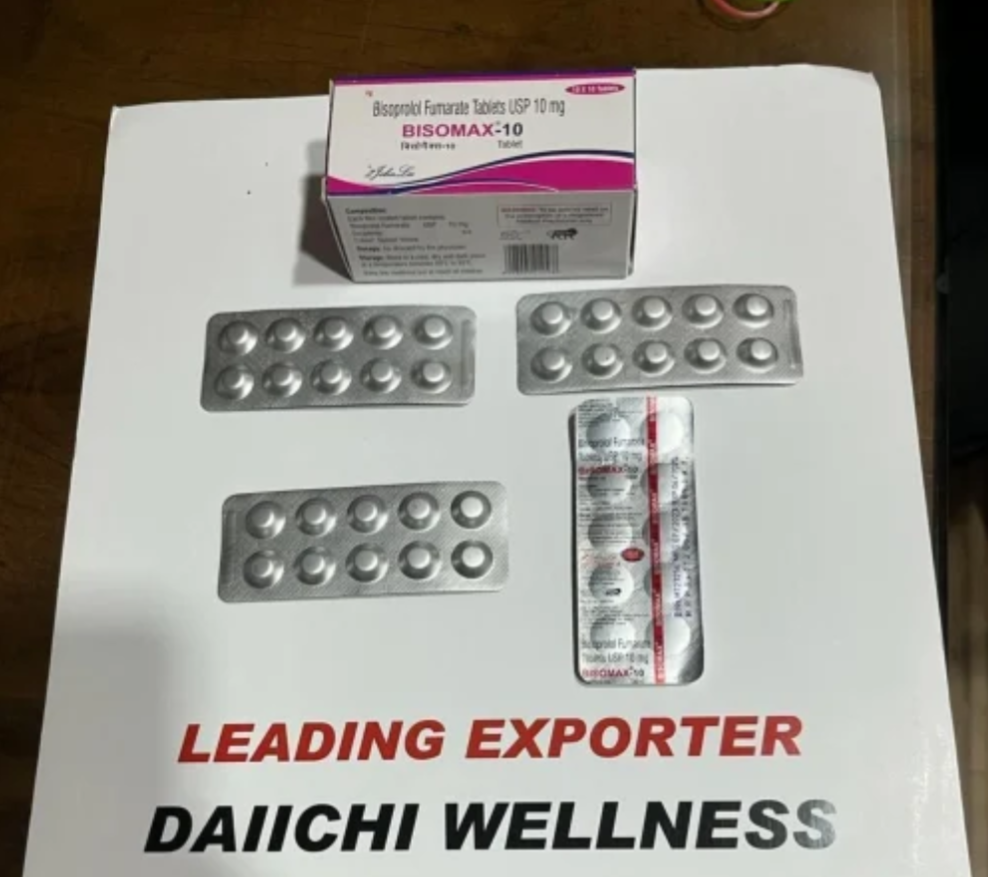 Bisoprolol Fumarate Tablet, 10 mg