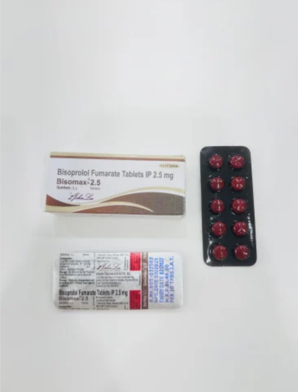 Bisoprolol Fumarate Tablets 2.5mg (30 Tablets)