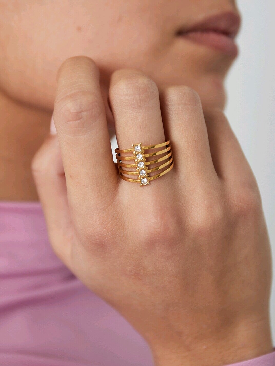 Ring Stacked Sparkle