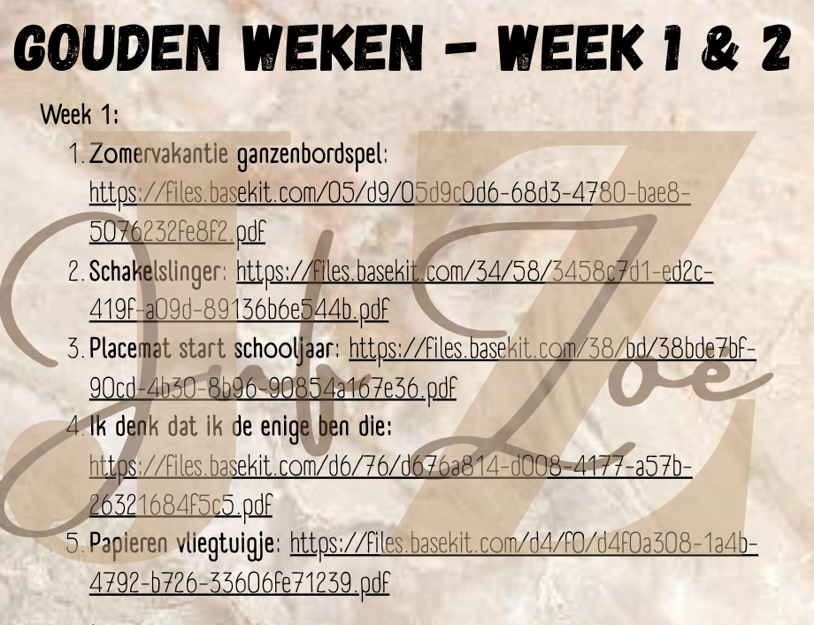 Gouden Weken – Ballonnen