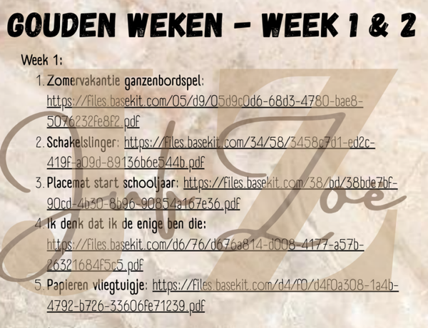 Gouden Weken – Ballonnen