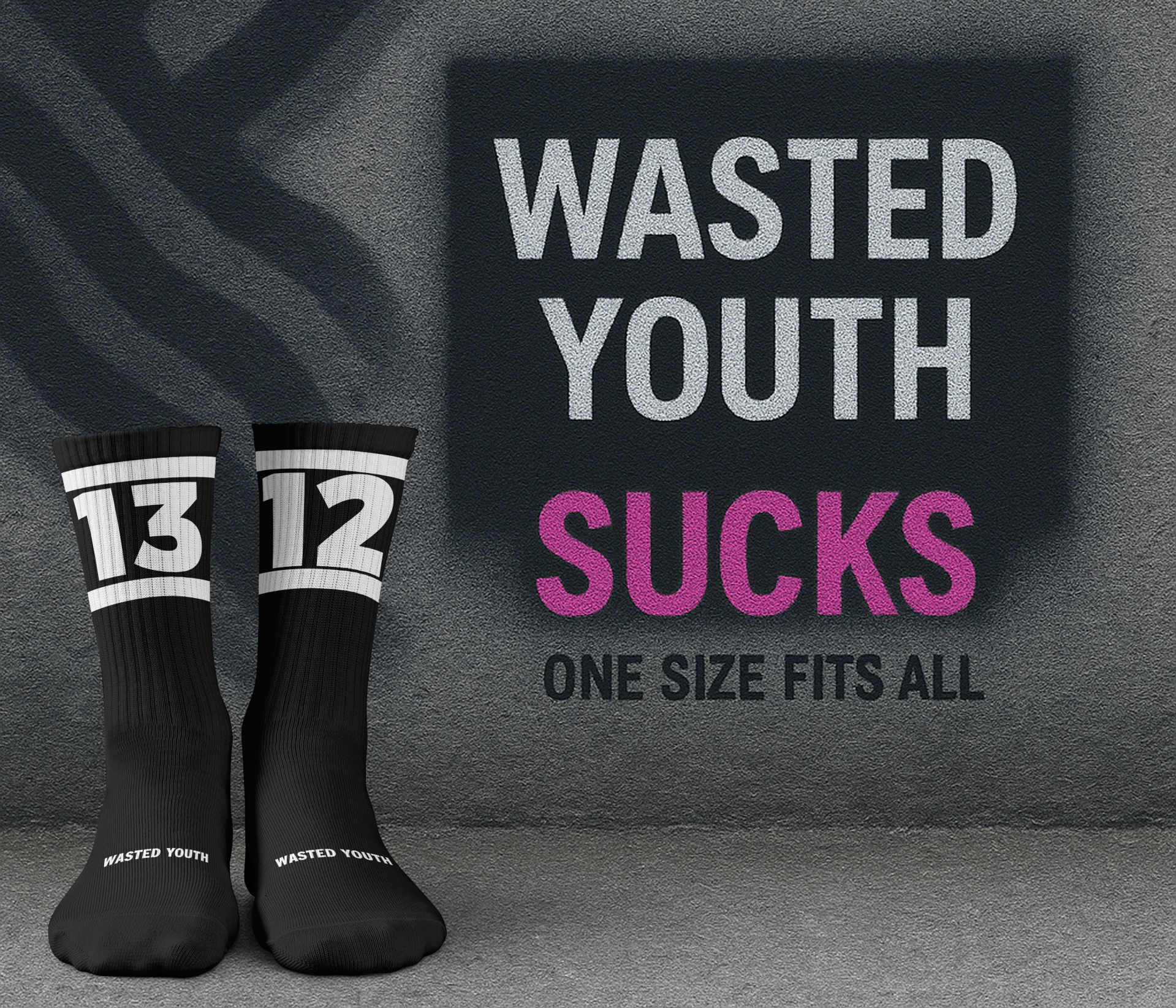 1312 Socken I  black