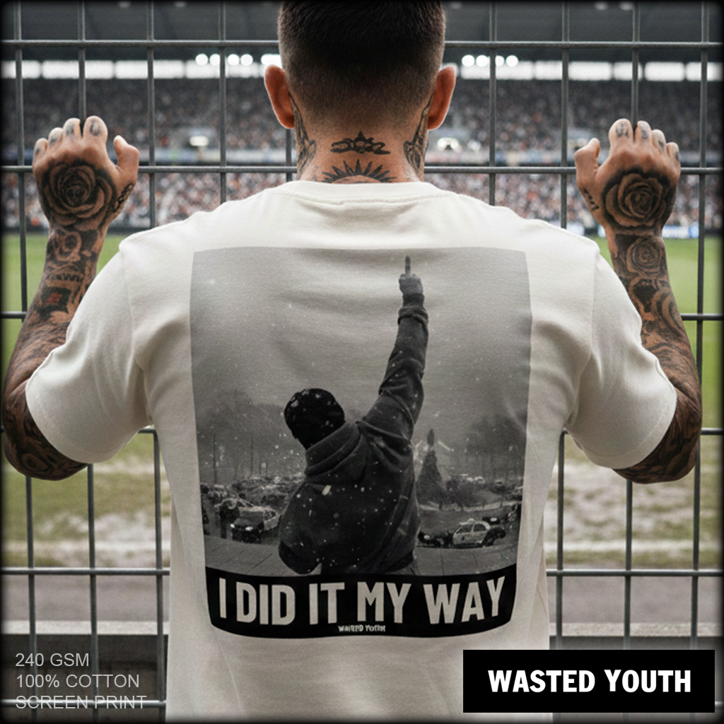 I Dit It My Way I Shirt marshmallow