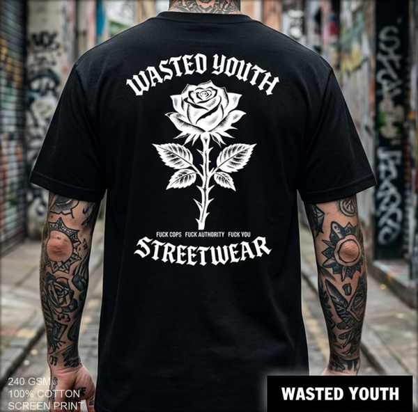 Rose I Shirt black