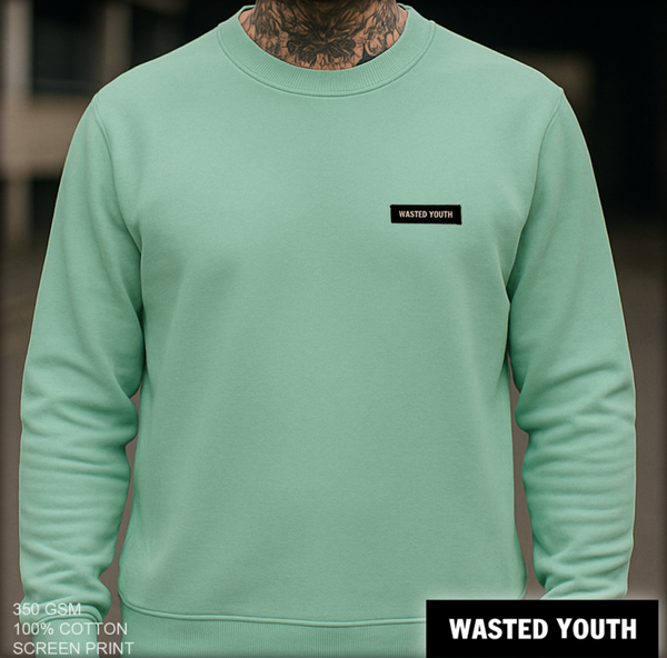 Logo Patch I Sweater aloe