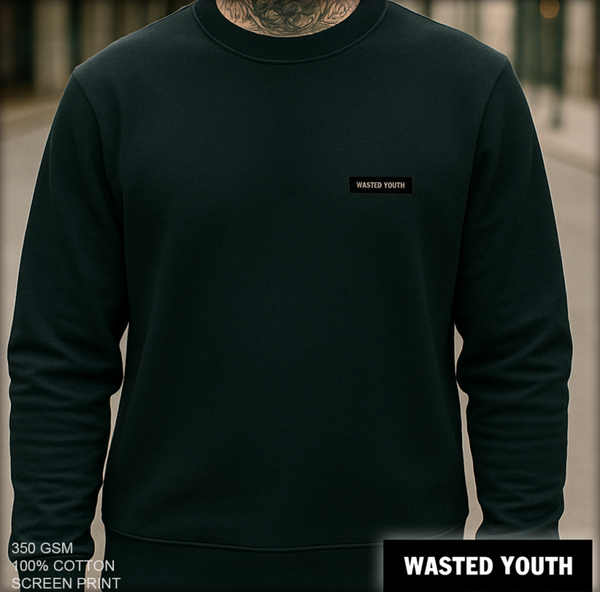 Logo Patch I Sweater black