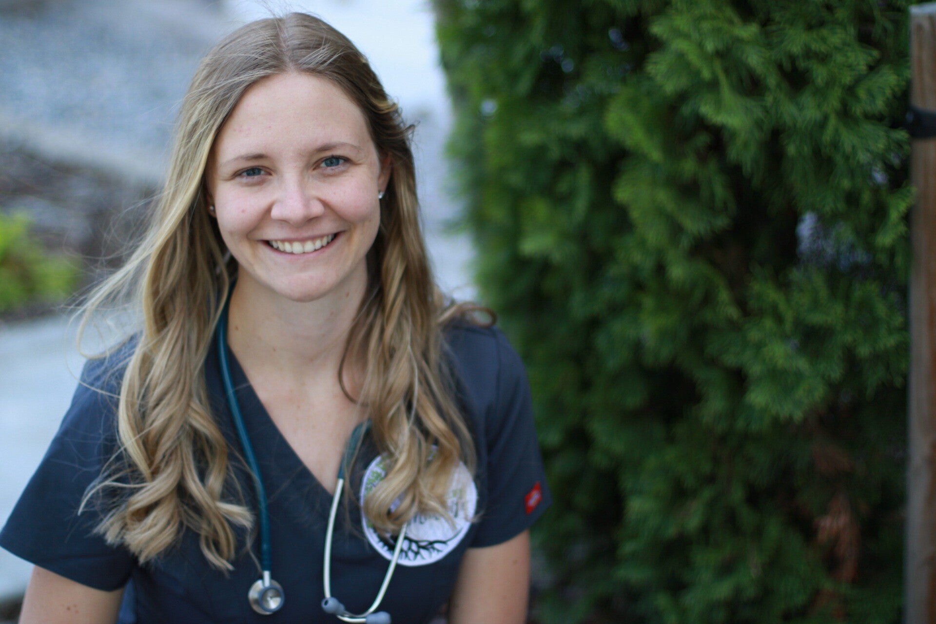 Rebekah Rowles, a midwife practicing in Logan and Cache Valley Utah,who delivers out of hospital babies at home in water birth.
