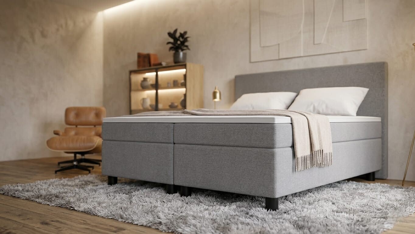 XXL Boxspring Capella | Met hoge instap & gratis topper (220cm)