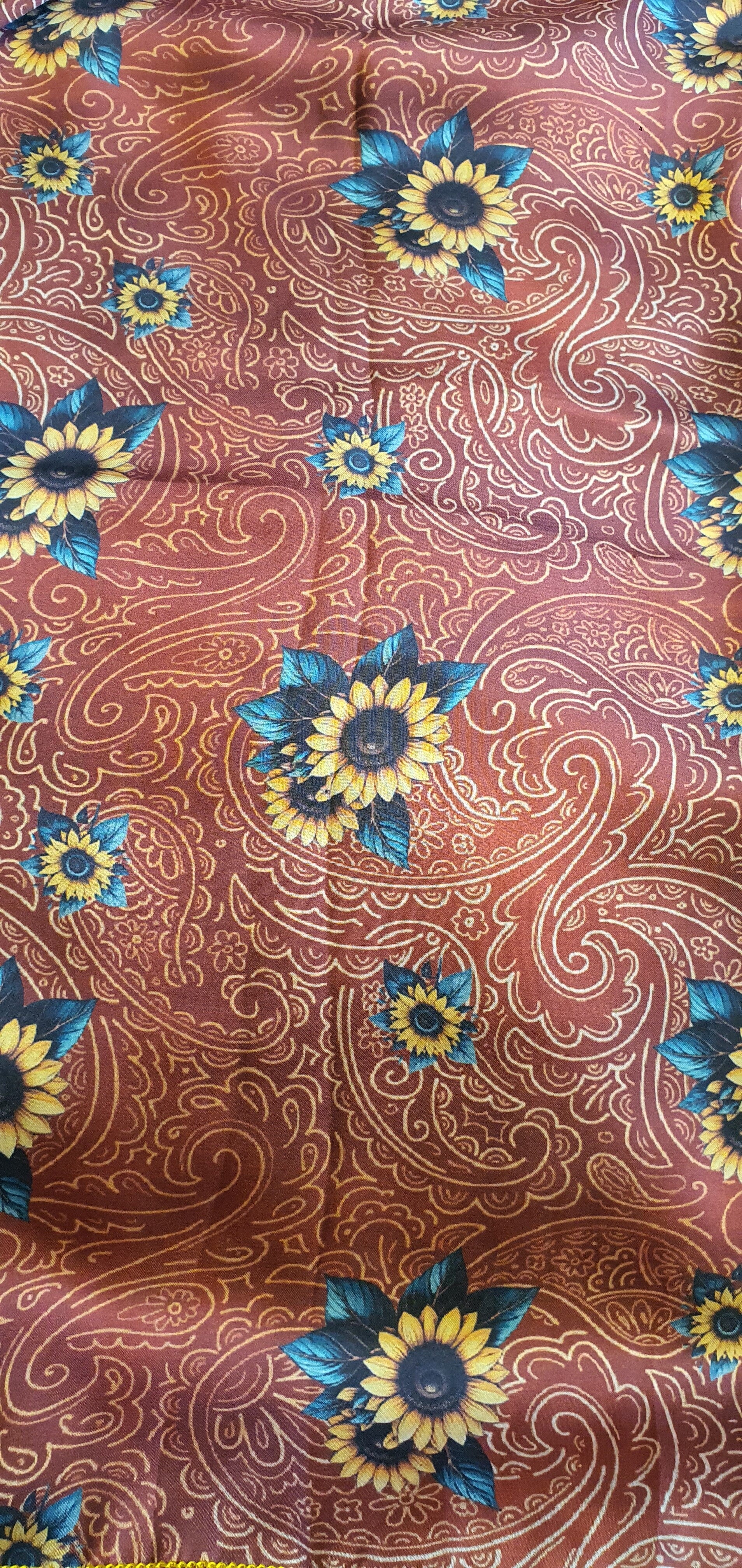Paisley Brown sunflower