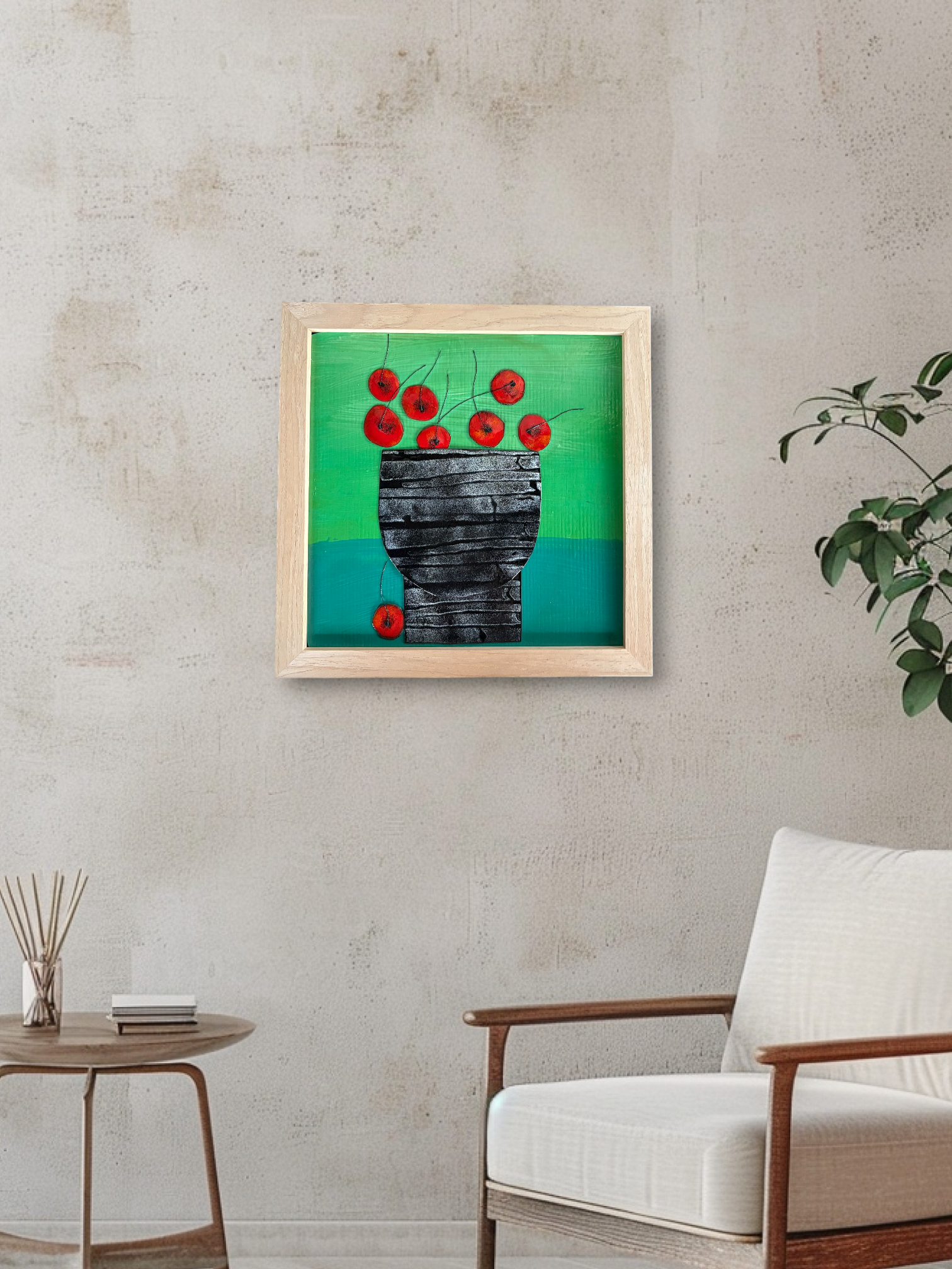 Still Life Bowl of Cherries