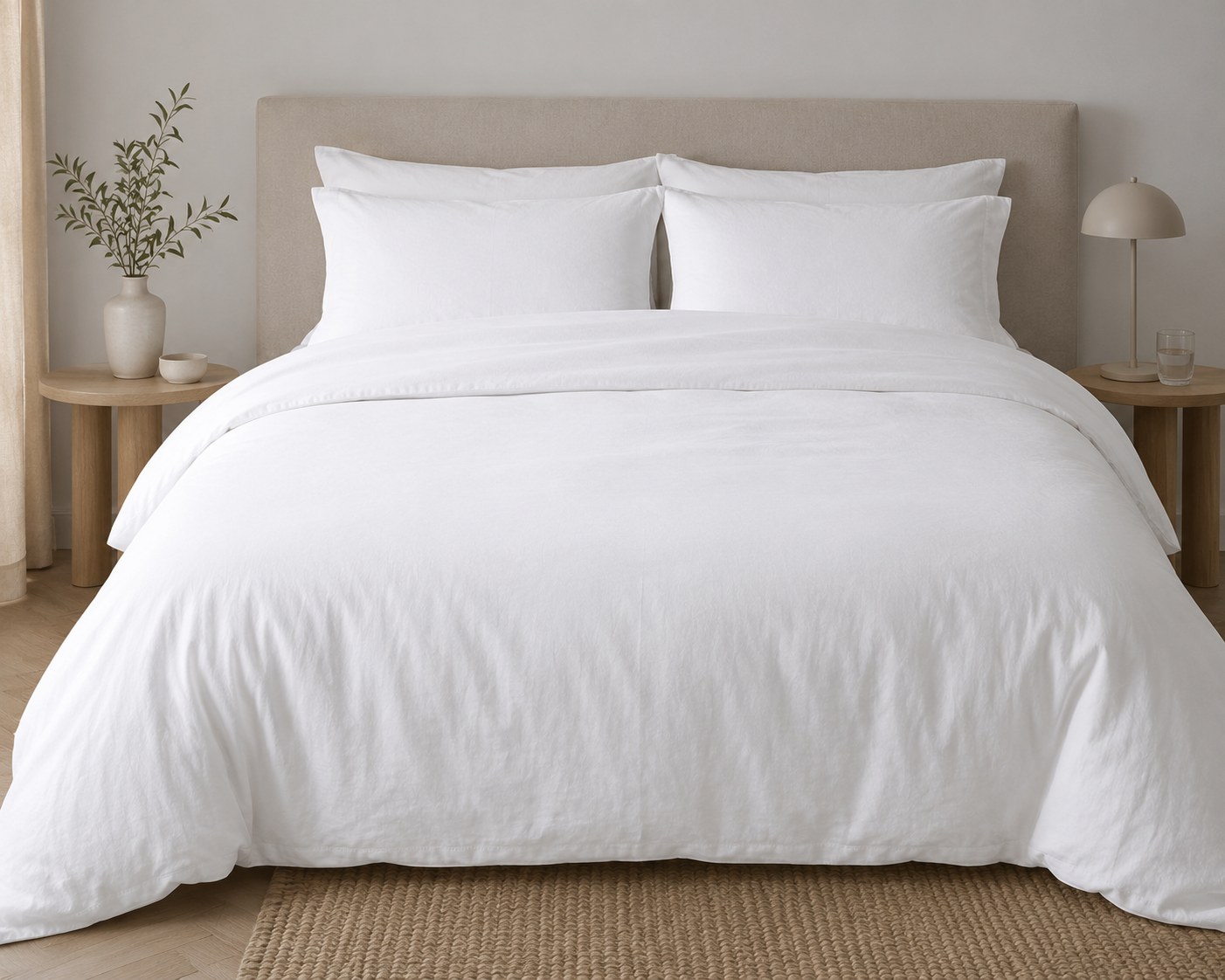 Bed linen package for a double bed