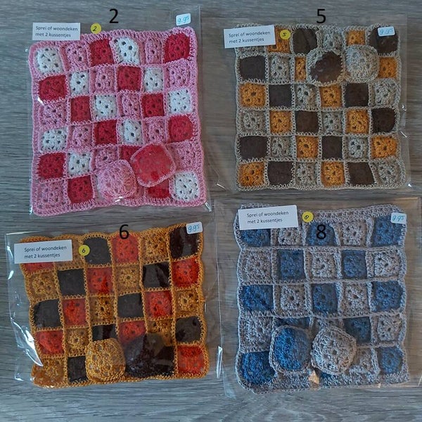 Sprei of woondeken gehaakt
