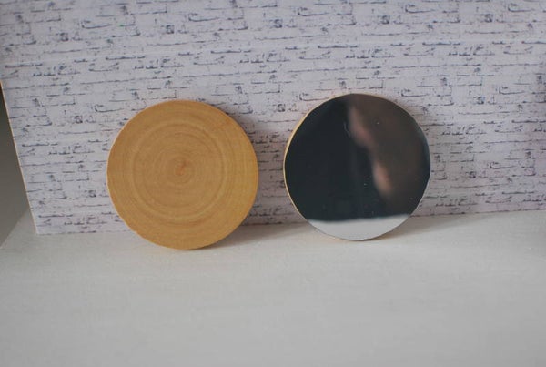 Houten plankje met of zonder spiegel