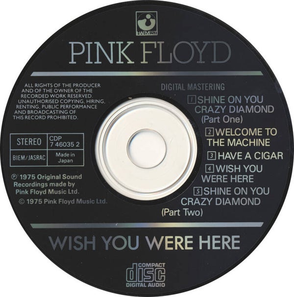 Pink Floyd - Wish You Were Here [Japan/Holland] - CD
