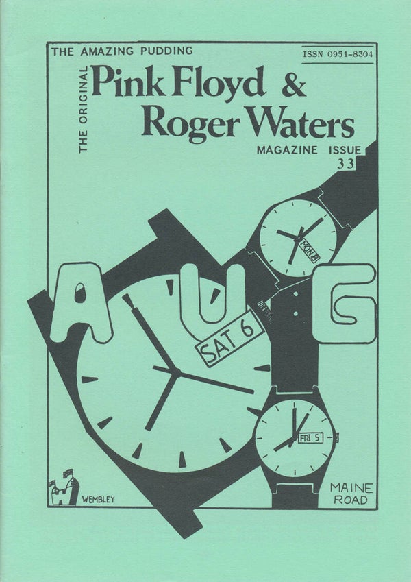 Pink Floyd - The Amazing Pudding 33, October 1988 [UK] - Magazine