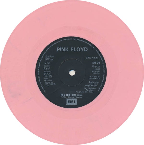 Pink Floyd - On The Turning Away [UK, pink vinyl] - 7"