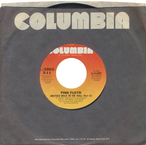 Pink Floyd - Another Brick In The Wall Part 2 [USA] - 7"