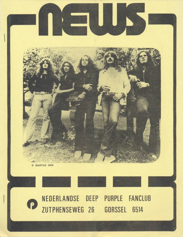 Pink Floyd et al. - Deep Purple News - 15 February 1975 [Holland] - Magazine