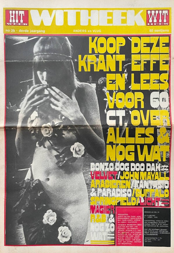 Pink Floyd et al. - Hitweek - April 5, 1968 [Holland] - Magazine