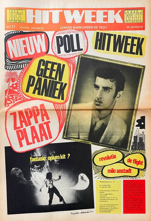 Pink Floyd et al. - Hitweek - January 10, 1969 [Holland] - Magazine