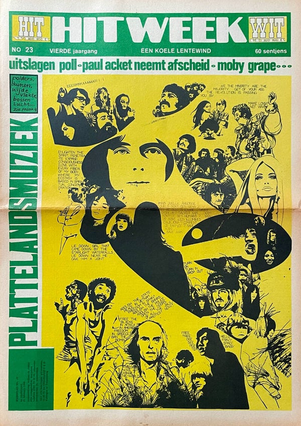 Pink Floyd et al. - Hitweek - February 21, 1969 [Holland] - Magazine