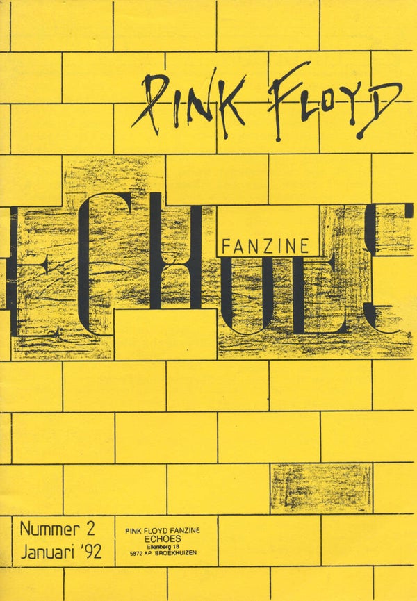 Pink Floyd - Echoes 2, January 1992 [Holland] - Magazine