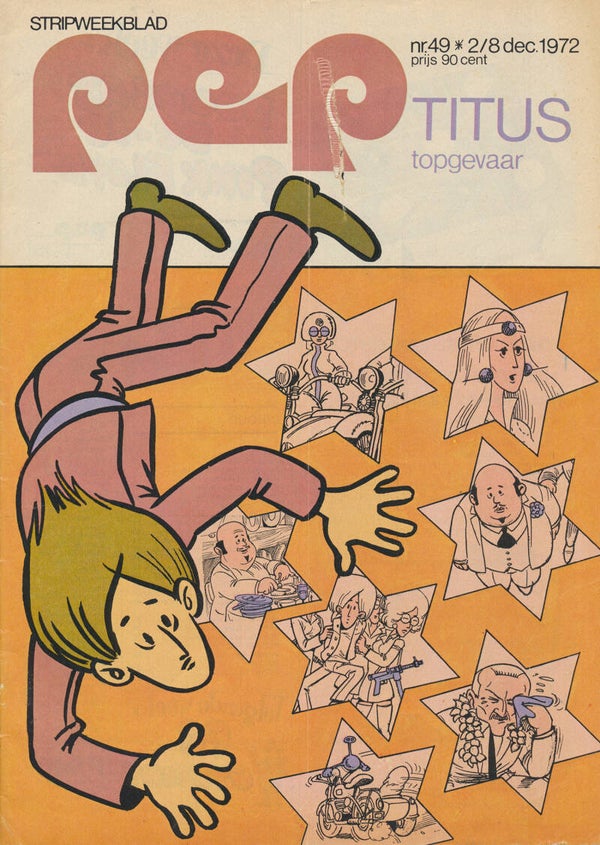 Pink Floyd et al. - Stripweekblad Pep - December 2, 1972 [Holland] - Magazine