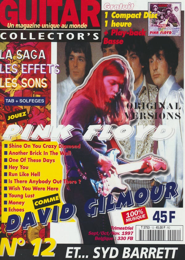 Pink Floyd - Guitar Collector's 12, September 1997 [France] - Magazine + CD