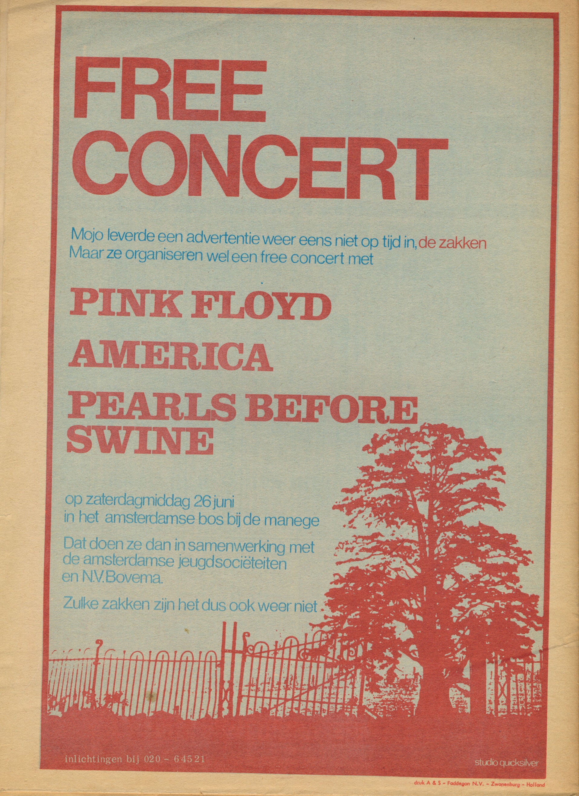 Pink Floyd et al. - Oor/6 - June 1971 [Holland] - Magazine