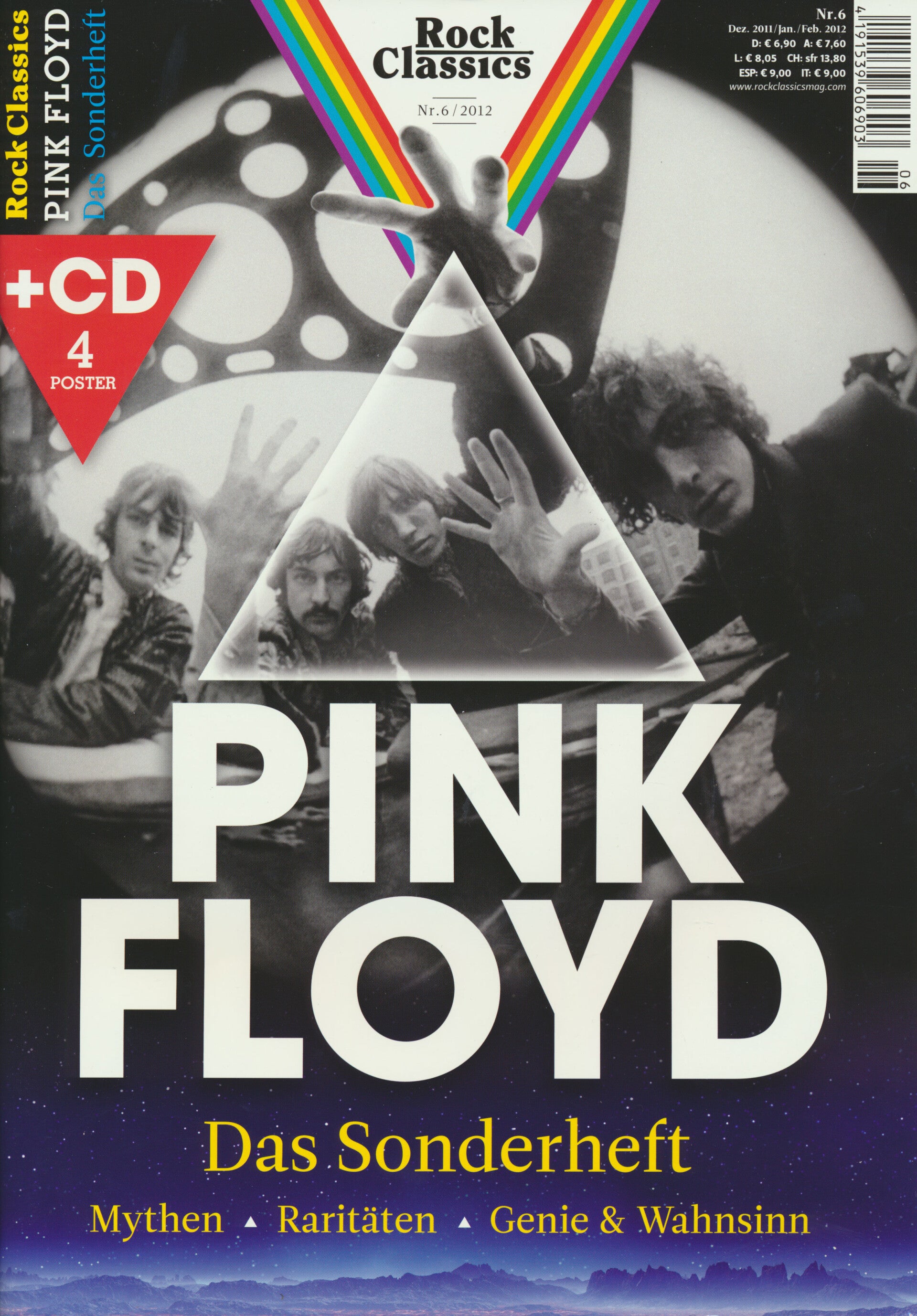 Pink Floyd - Rock Classics - Das Sonderheft, December 2011 [Germany] - Magazine + CD