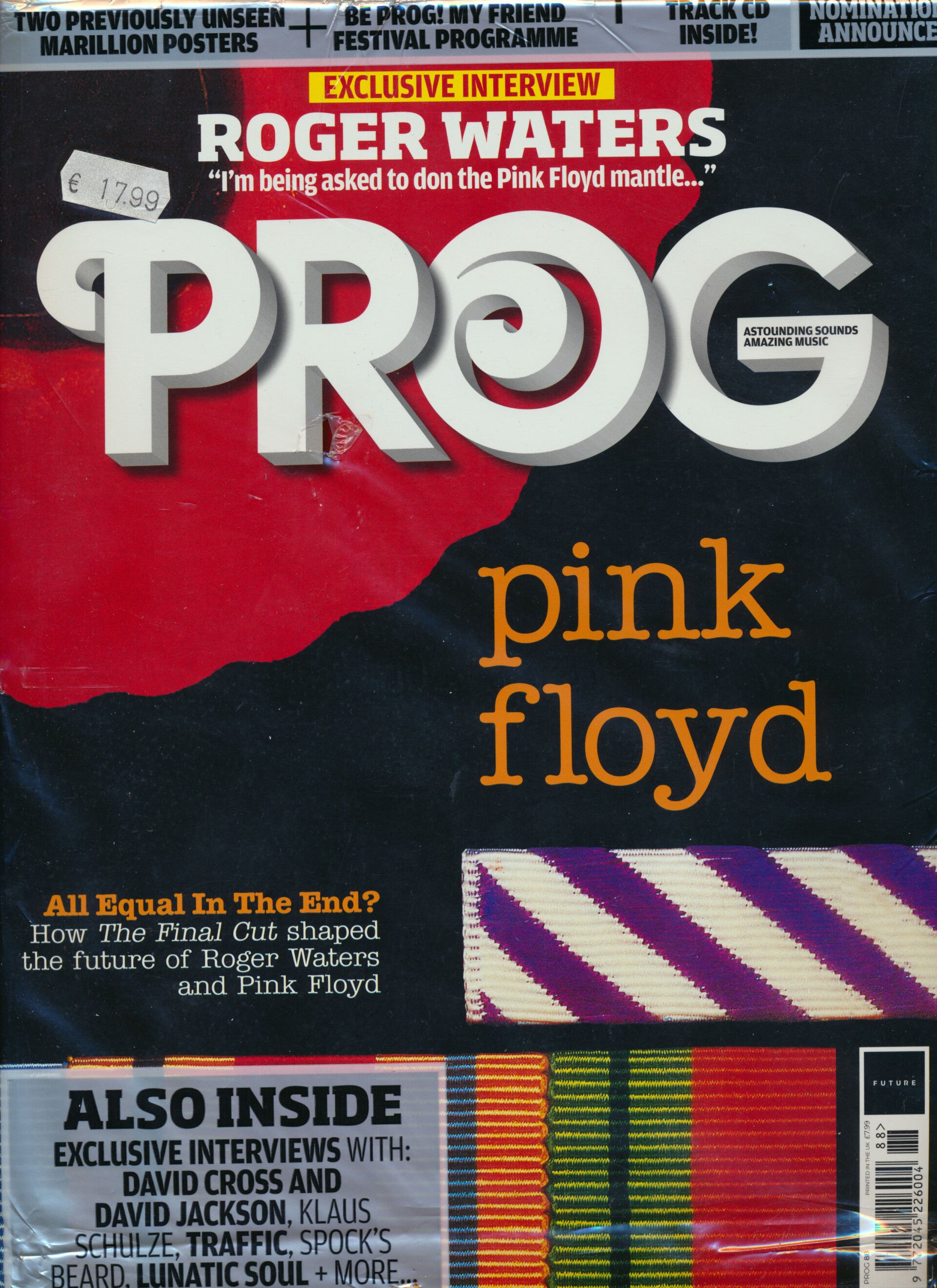 Pink Floyd et al. - Prog 88 - June 2018 [UK] - Magazine + CD