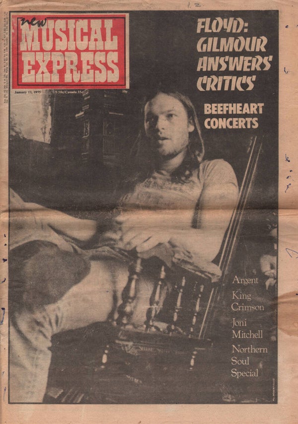 Pink Floyd et al. - New Musical Express - January 11, 1975 [UK] - Magazine