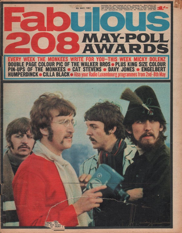 Pink Floyd et al. - Fabulous 208 - 6 May 1967 [UK] - Magazine